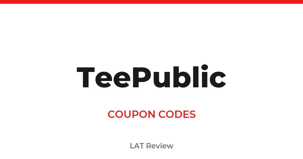 TeePublic Coupon Codes